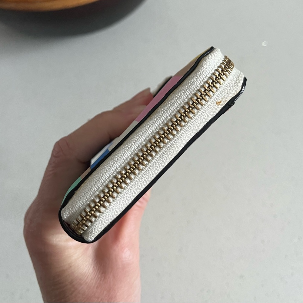 Kate Spade Striped Zip Around Wallet - Picture 10 of 16